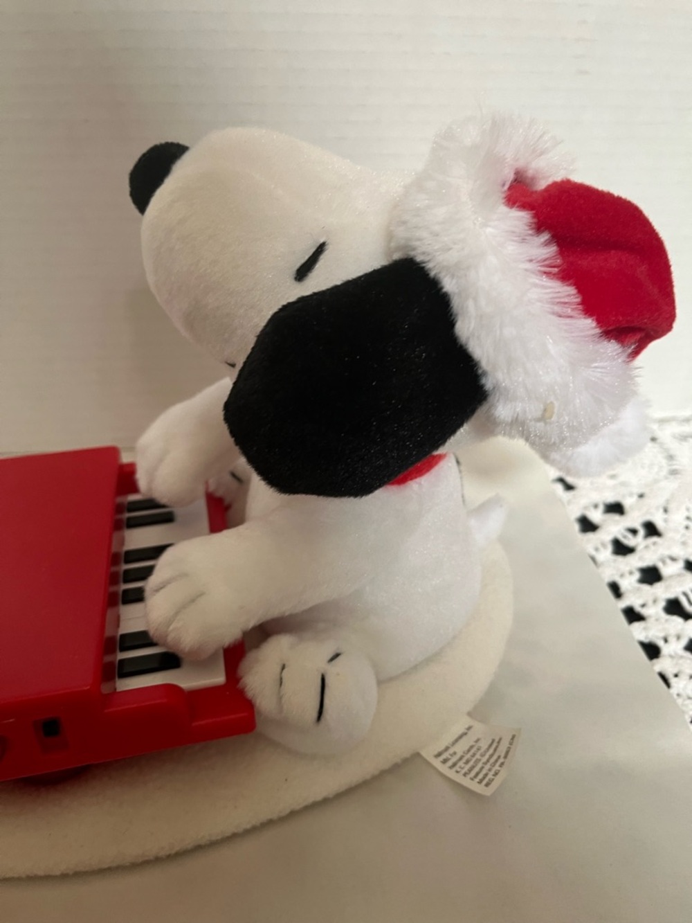 Snoopy and Woodstock musical Christmas toy - Picture 8 of 9